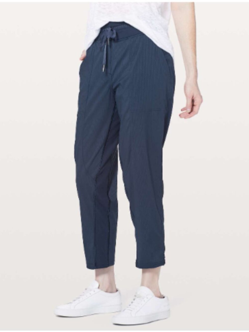 Lululemon Women's Sz 12 Dance Studio Mid-Rise Cropped Pant Navy